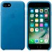 Чехол для iPhone Apple iPhone 7/8 Leather Case Sea Blue (MMY42ZM/A) фото 0