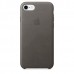 Чехол для iPhone Apple iPhone 7/8 Leather Case Storm Gray (MMY12ZM/A)