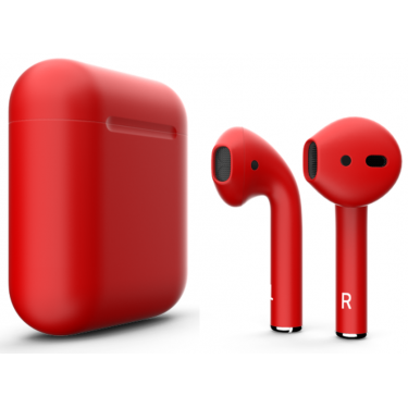 Беспроводные наушники Apple AirPods 2 ( Red ) фото
