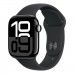 Apple Watch Series 10, 42 мм корпус из алюминия цвета «Jet Black», ремешок Sport Band «Black»