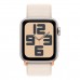 Apple Watch SE (2023), 40 мм корпус из алюминия цвета «Starlight», ремешок Sport Loop цвета «Starlight» фото 0