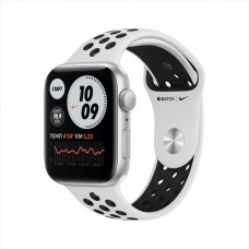 Смарт-часы Apple Watch Nike SE, 44 мм, корпус из алюминия серебристого цвета, спортивный ремешок Nike