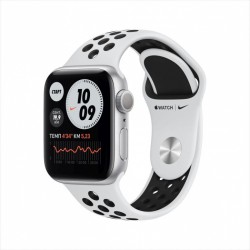Смарт-часы Apple Watch Nike Series 6, 40 мм, корпус из алюминия серебристого цвета, спортивный ремешок Nike