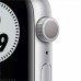 Смарт-часы Apple Watch Nike Series 6, 44 мм, корпус из алюминия серебристого цвета, спортивный ремешок Nike фото 0