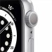 Смарт-часы Apple Watch Series 6, 40 мм, корпус из алюминия серебристого цвета, спортивный ремешок фото 0
