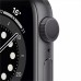 Смарт-часы Apple Watch Series 6, 40 мм, корпус из алюминия цвета «серый космос», спортивный ремешок фото 0