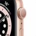Смарт-часы Apple Watch Series 6, 44 мм, корпус из алюминия золотого цвета, спортивный ремешок фото 0