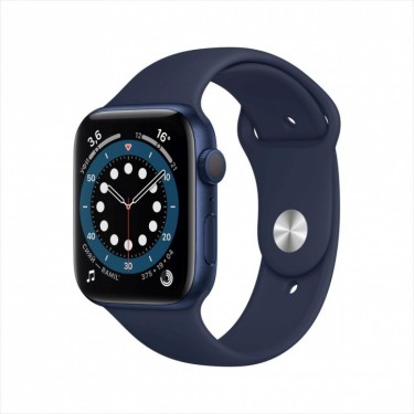 Смарт-часы Apple Watch Series 6, 44 мм, корпус из алюминия синего цвета, спортивный ремешок фото