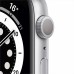 Смарт-часы Apple Watch Series 6, 44 мм, корпус из алюминия серебристого цвета, спортивный ремешок фото 0