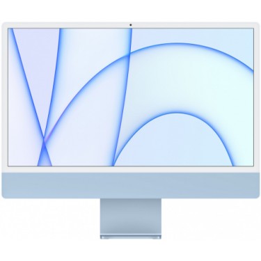 Apple iMac 24" Retina 4,5K, M1 (8-core GPU), 8 ГБ, 256 ГБ (синий) фото