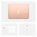 Apple MacBook Air 13" Dual Core i3 1,1 ГГц, 8 ГБ, 256 ГБ SSD, золотой (2020) фото 3