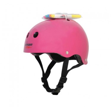 Шлем защитный с фломастерами Wipeout Neon Pink (L 8+) фото