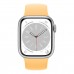 Apple Watch Series 8, 41 мм корпус из алюминия серебристого цвета, ремешок цвета «Sunglow» фото 0