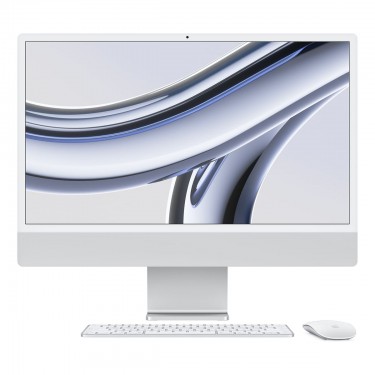 Apple iMac 24" (M3, 8C CPU, 10C GPU, 2023) Retina 4,5K, 8 Гб, 512 Гб Серебристый фото