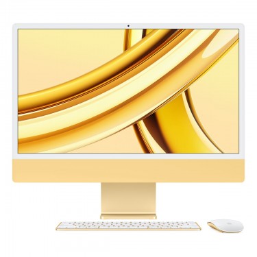 Apple iMac 24" (M3, 8C CPU, 10C GPU, 2023) Retina 4,5K, 8 Гб, 512 Гб Желтый фото