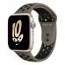 Apple Watch Nike SE (2022), 44 мм корпус из алюминия цвета «сияющая звезда» + спортивный ремешок Nike цвета «Olive Grey/Black»