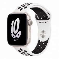 Apple Watch Nike SE (2022), 40 мм корпус из алюминия цвета «сияющая звезда» + спортивный ремешок Nike цвета «Summit White/Black»