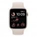 Apple Watch SE (2022), 44 мм корпус из алюминия цвета «сияющая звезда» + ремешок «сияющая звезда» фото 0