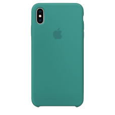 Силиконовый чехол для Apple iPhone XS Silicone Case Simple (зеленый)