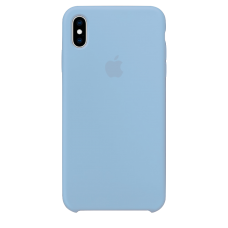 Силиконовый чехол для Apple iPhone X Silicone Case (голубой)