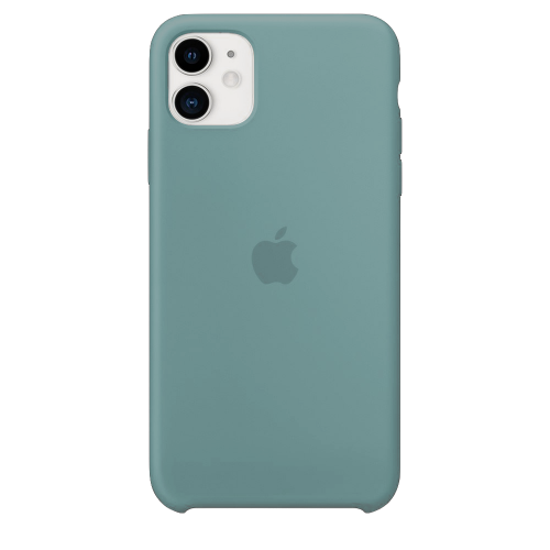 Силиконовый чехол для Apple iPhone 11 Silicone Case (кактус)