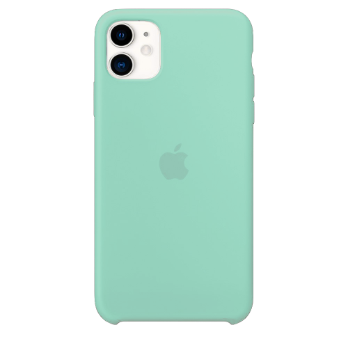 Силиконовый чехол для Apple iPhone 11 Silicone Case (морская пена)