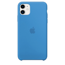 Силиконовый чехол для Apple iPhone 11 Silicone Case (синий прибой)