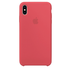 Силиконовый чехол для Apple iPhone X/XS Silicone Case Simple (персиковый)