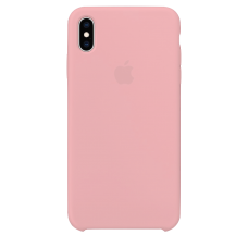 Силиконовый чехол для Apple iPhone X/XS Silicone Case Simple (розовый)