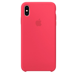 Силиконовый чехол для Apple iPhone XS Max Silicone Case (гибискус)