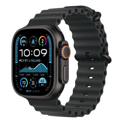 Apple Watch Ultra 2, 49 мм корпус из черного титана + ремешок Ocean цвета «Black»