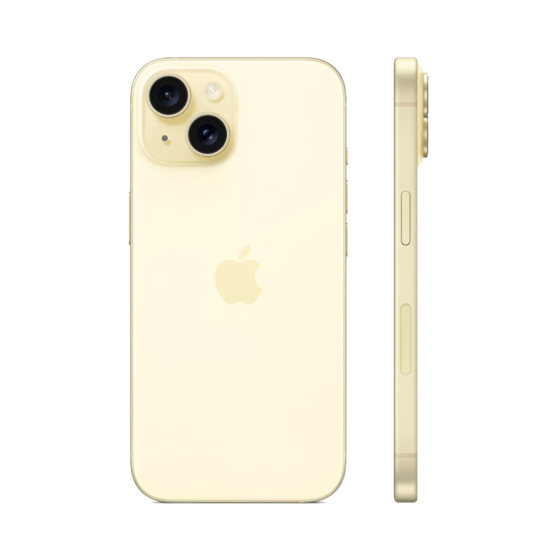 Apple iPhone 15 Plus 128 ГБ, желтый