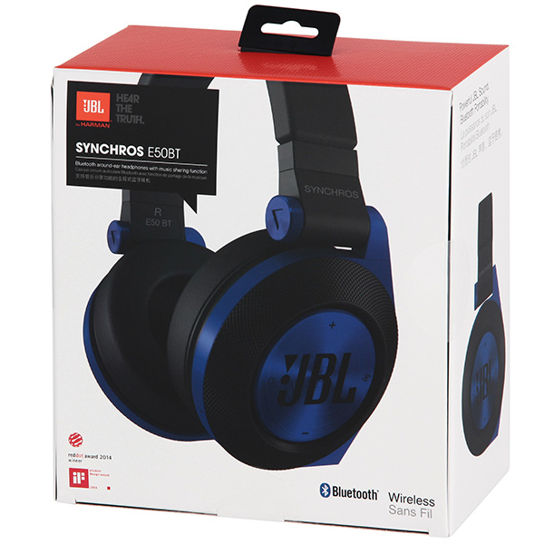 Наушники Bluetooth JBL Synchros E50BT Blue (E50BTBLU)