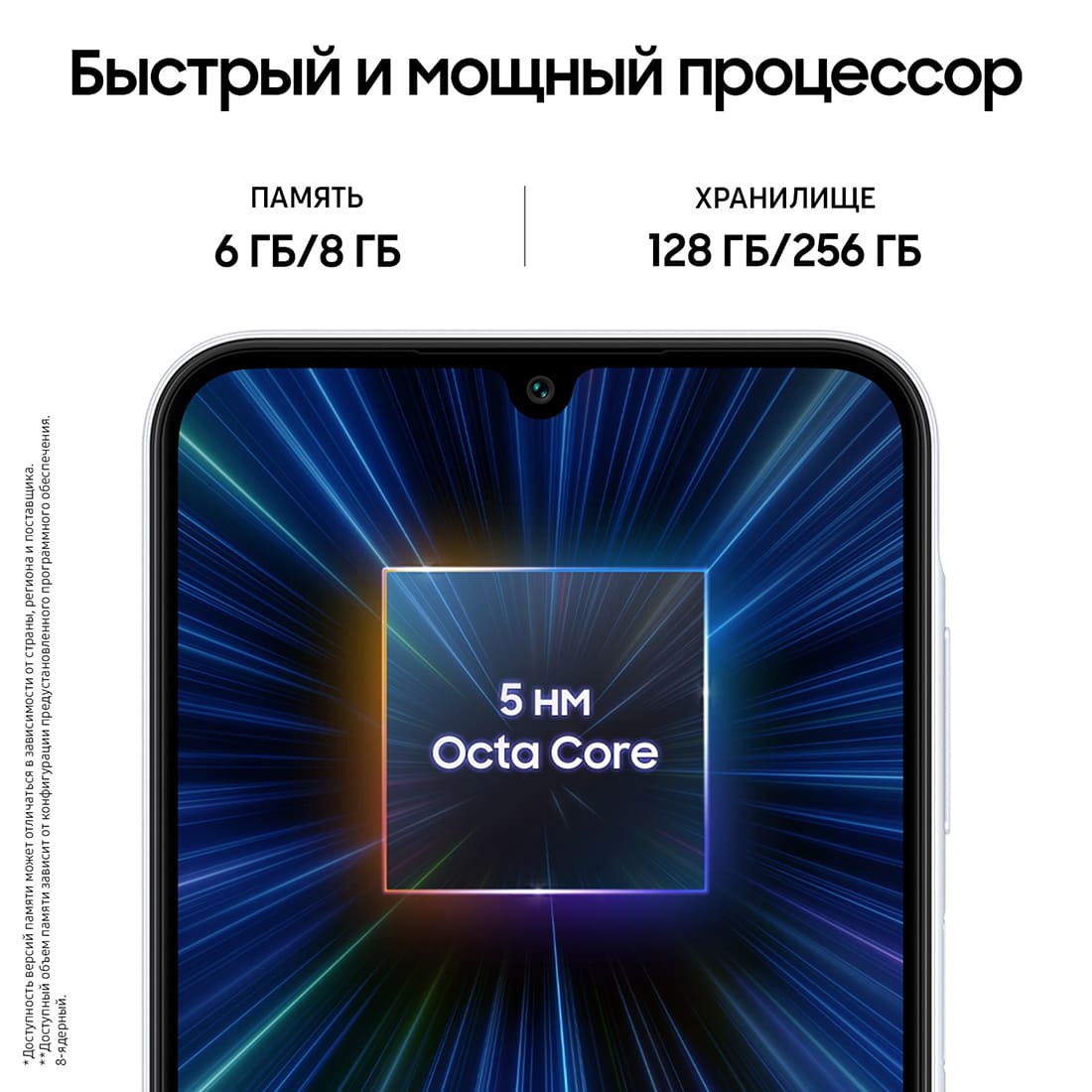 Samsung Galaxy A25 8/256Gb (2023) Light Blue, голубой