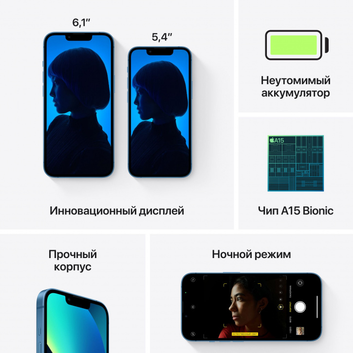 Apple iPhone 13 mini 128GB синий