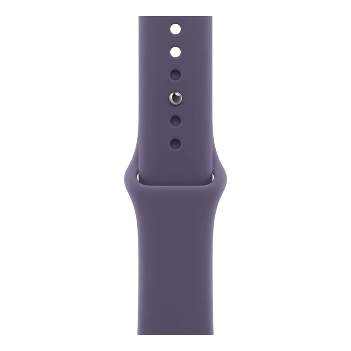 Apple Watch Series 11, 46 мм корпус из алюминия цвета «Silver», ремешок Sport Band размера M/L цвета «Purple Fog»