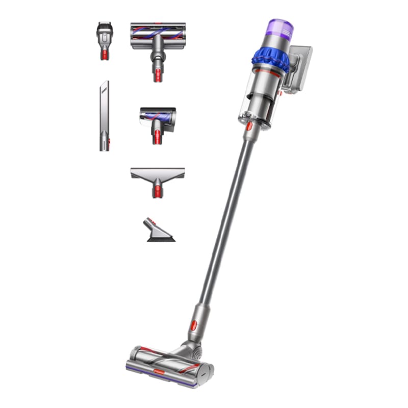 Пылесос Dyson V15 Detect Extra (SV47) Синий/Никель