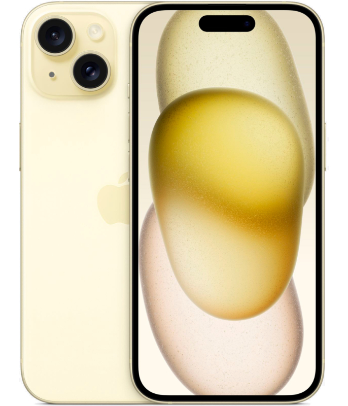 Apple iPhone 15 512 ГБ, желтый