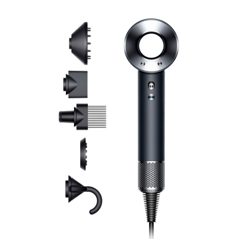 Фен Dyson Supersonic HD07 Black & Nickel, черный/серебро