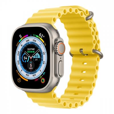 Apple Watch Ultra, 49 мм корпус из титана + ремешок Ocean цвета «Yellow»