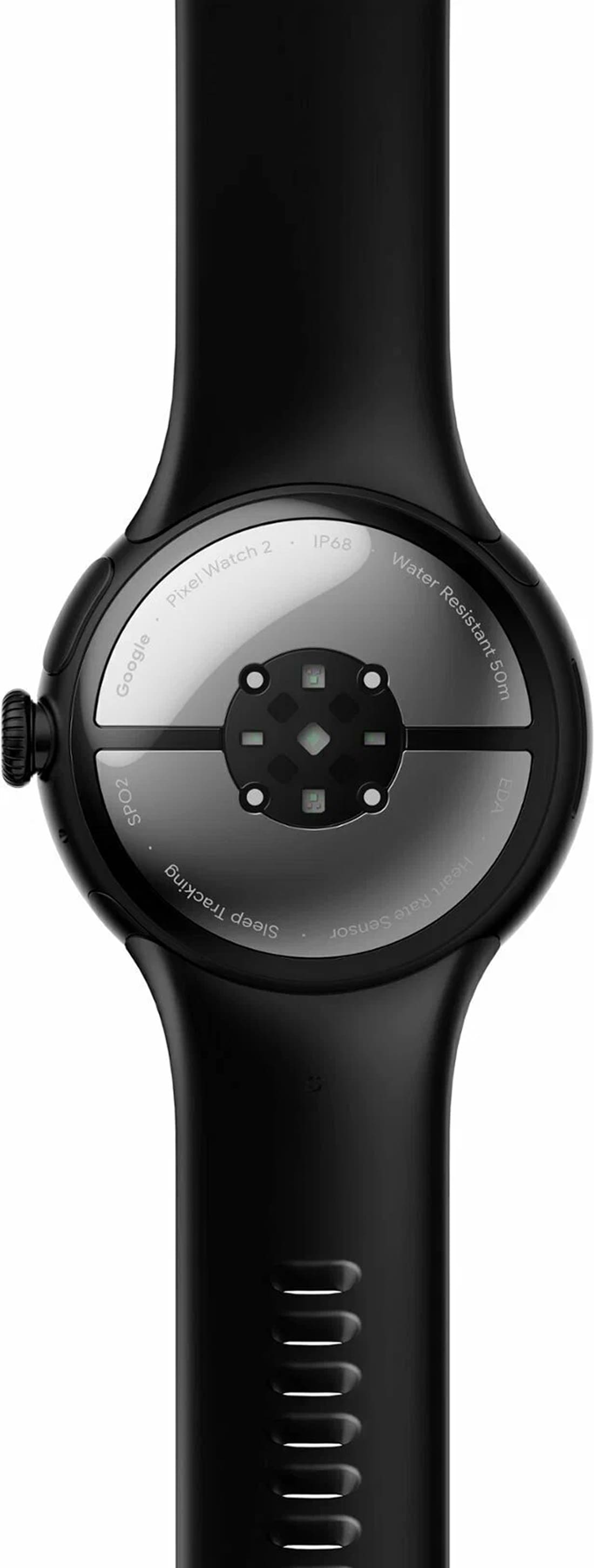 Умные часы Google Pixel Watch 2 41 мм Matte Black Aluminum Case/Obsidian Active Band, черный