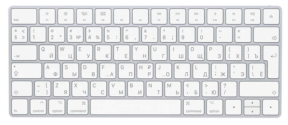 Беспроводная клавиатура Apple Magic Keyboard белый