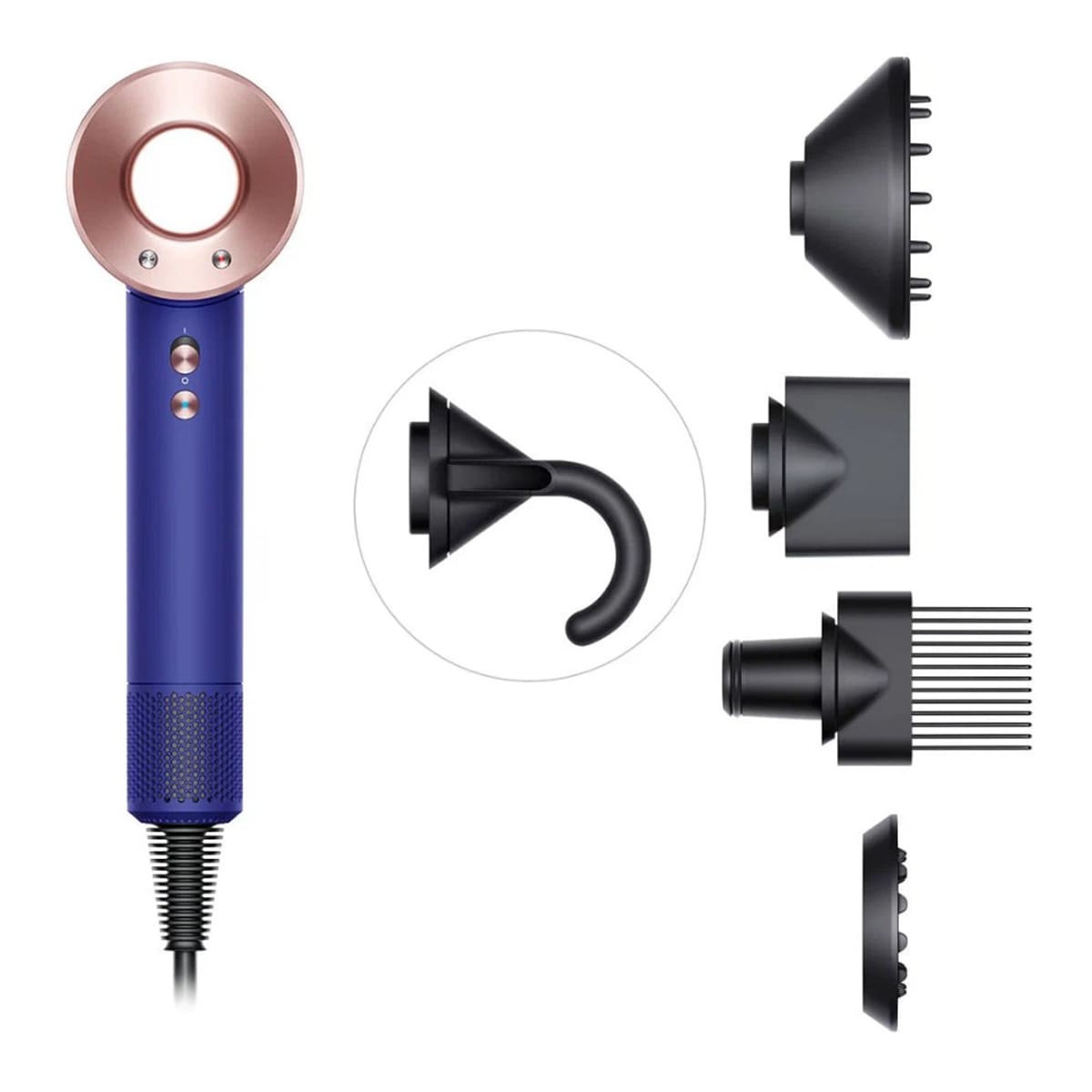 Фен Dyson Supersonic HD07 Vinca Blue & Rose, фиалковый/розовый