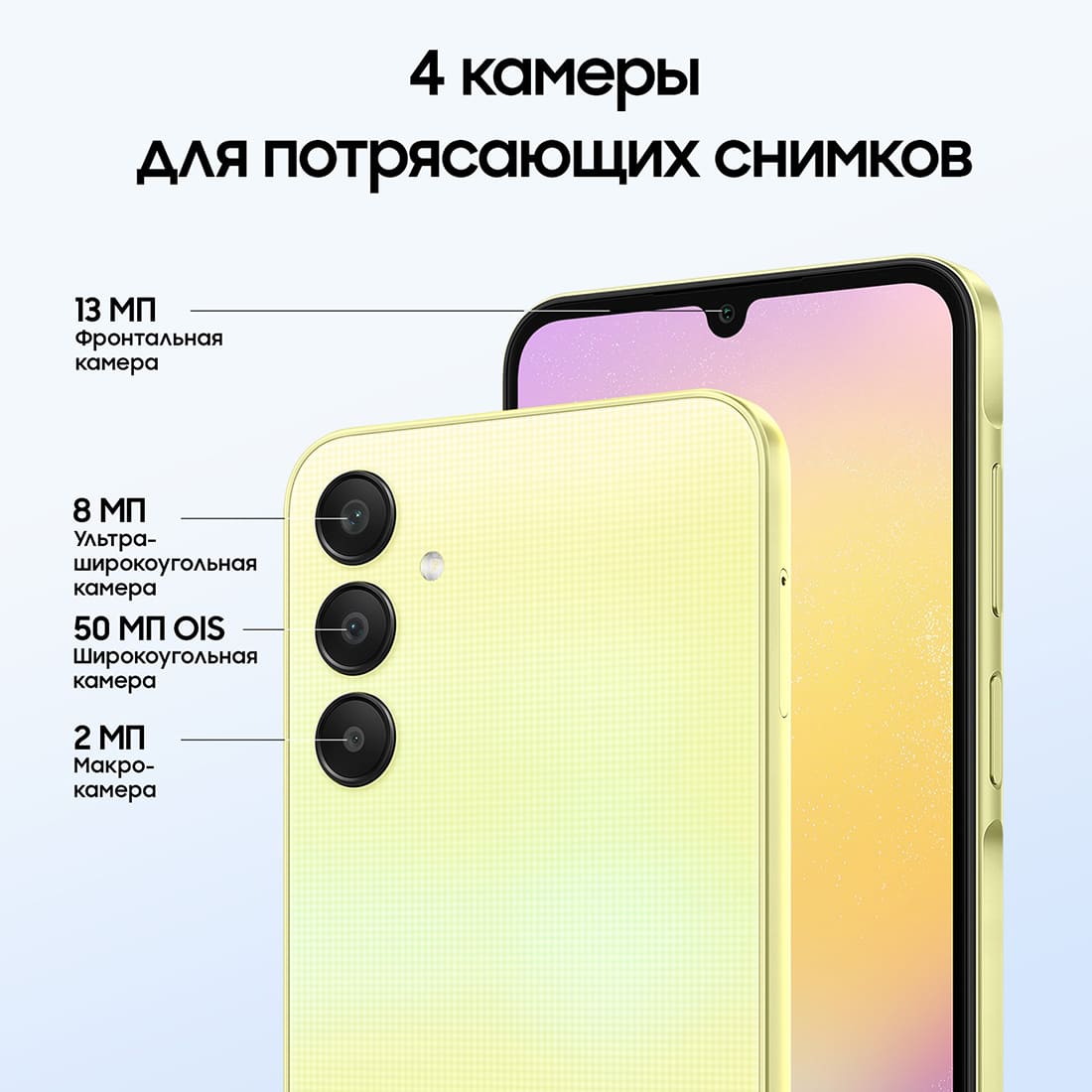 Samsung Galaxy A25 8/256Gb (2023) Yellow, желтый