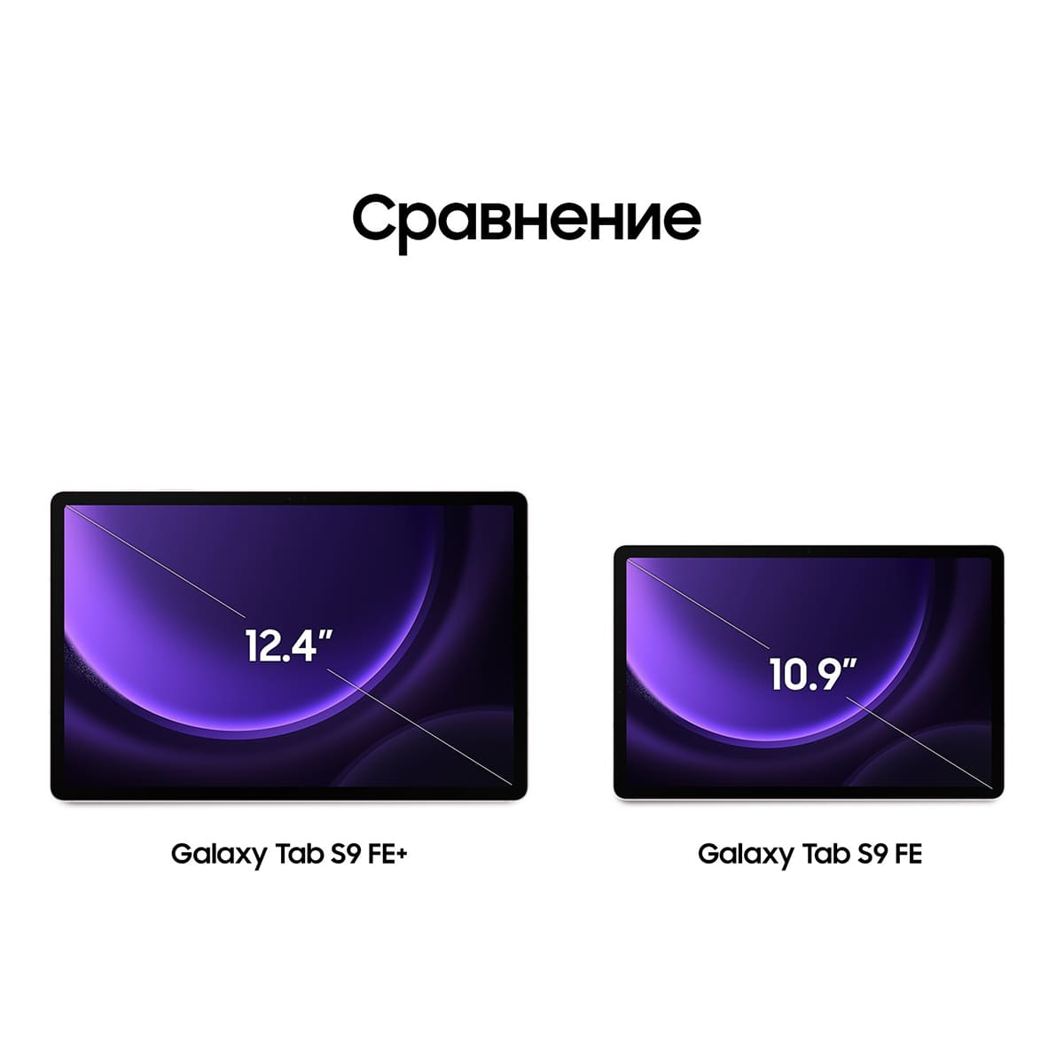 Samsung Galaxy Tab S9 FE 10,9" (2024) 5G+Wi-Fi 6/128Gb Lavender, фиолетовый