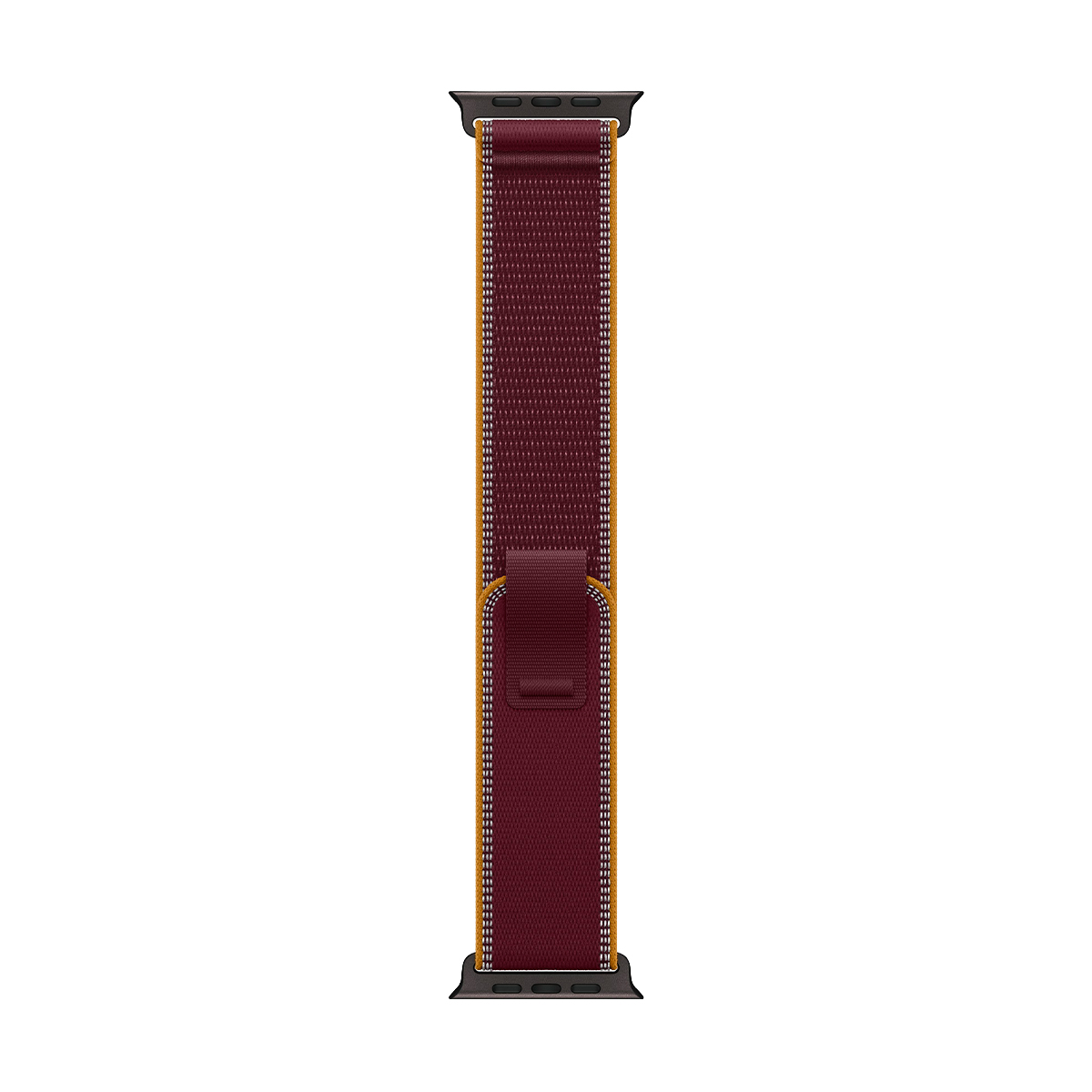 Apple Watch Ultra 4, 49 мм корпус из титана цвета «Black», ремешок Trail Loop цвета «Burgundy» размера M/L