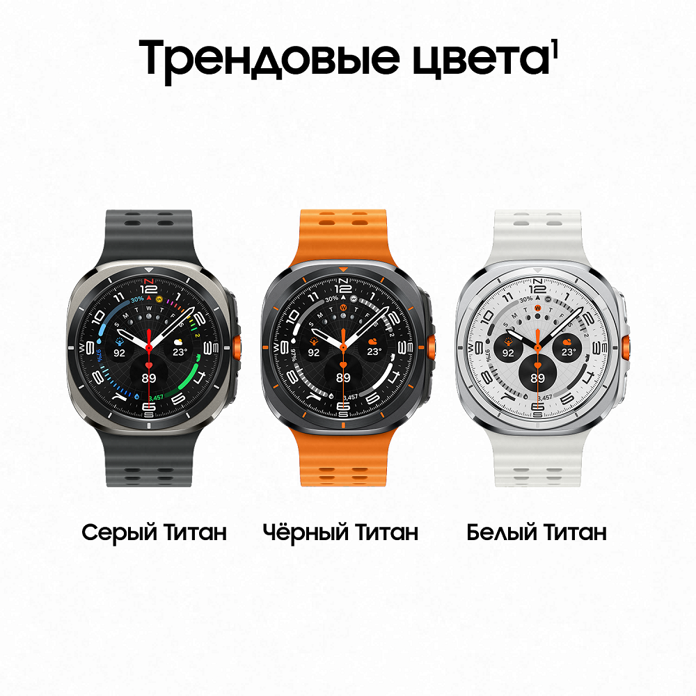 Смарт-часы Samsung Galaxy Watch Ultra 47мм LTE белый титан 2025