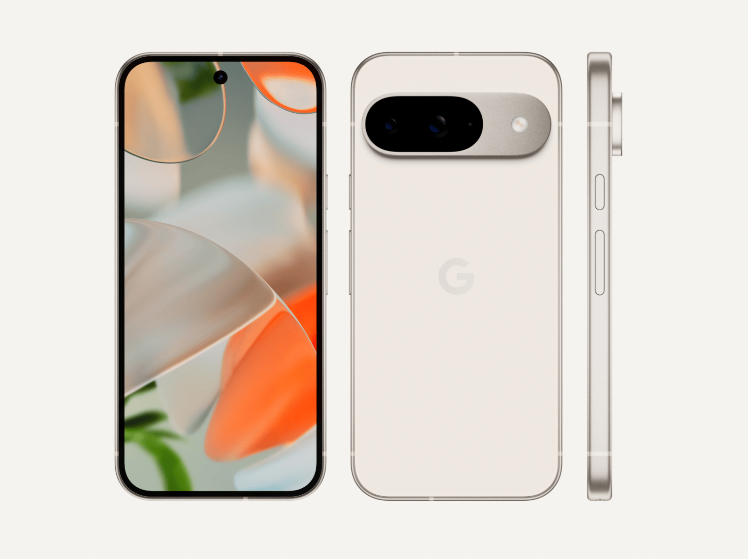 Google Pixel 9 128Gb Porcelain, бежевый