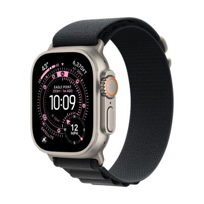 Apple Watch Ultra 3 (2025), 49 мм корпус из титана цвета «Natural», ремешок Alpine Loop размера L цвета «Black»