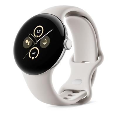 Умные часы Google Pixel Watch 2 41 мм Wi-Fi Silver Case Porcelain Active Band